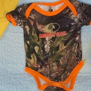 Mossy oak onesie